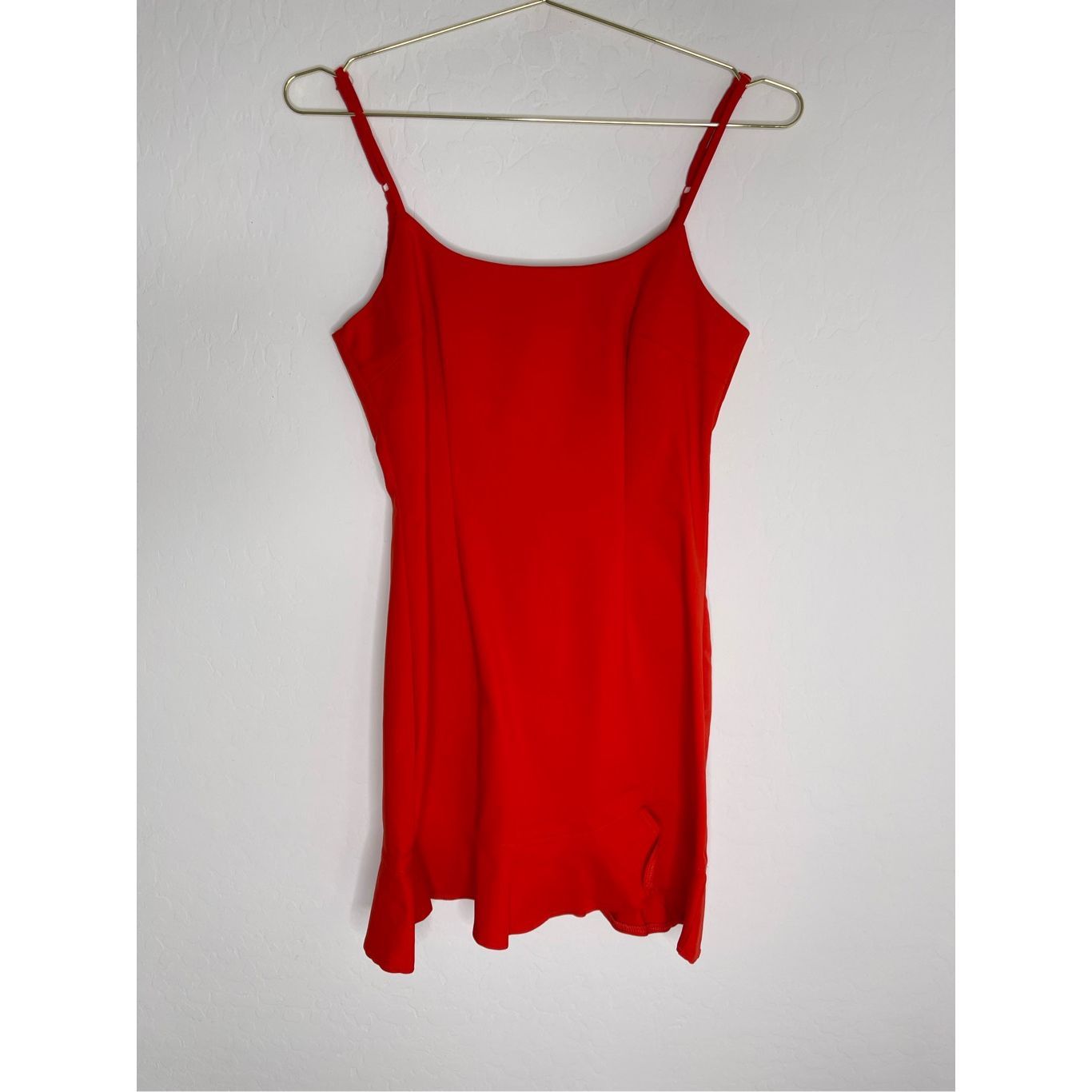 By The Way Orange Ruffle Muo Dress Size Medium